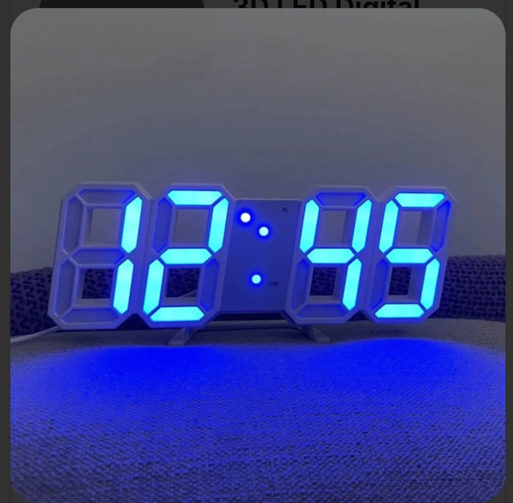 3D LED Digital Clock